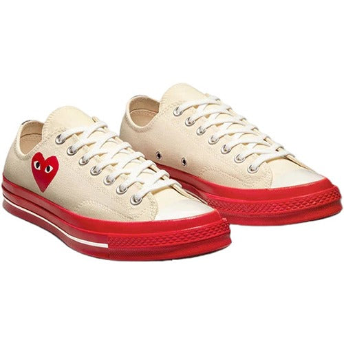 Chuck 70 Play Low - White Red