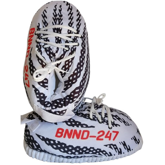 Sneaker Slippers Boost Zebra