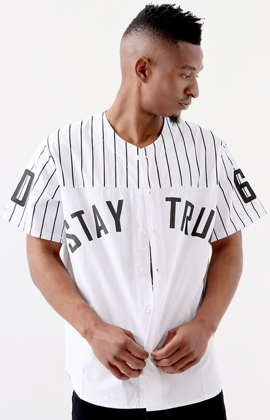 Lonsdale Baseball Shirt - White