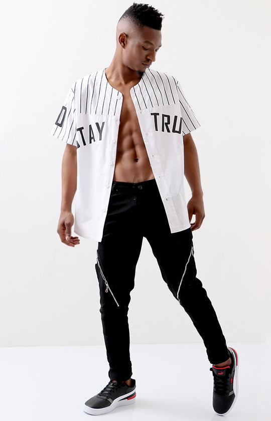 Lonsdale Baseball Shirt - White