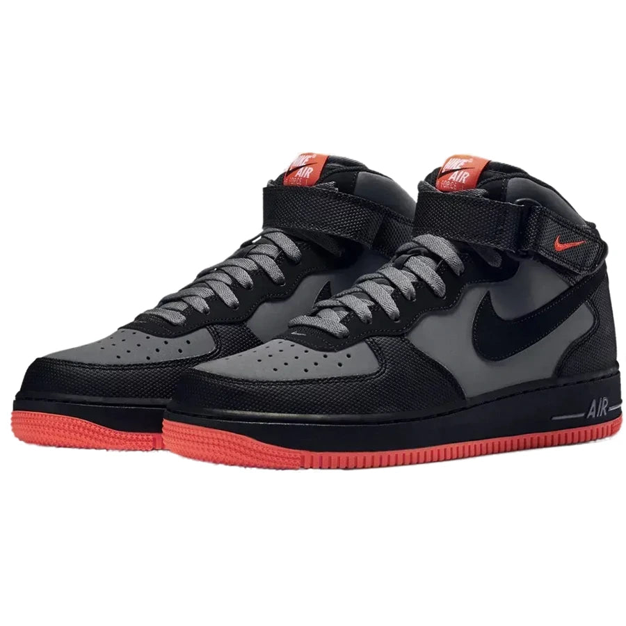 Air Force 1 Mid '07 - Hot Lava - Dark Grey Crimson