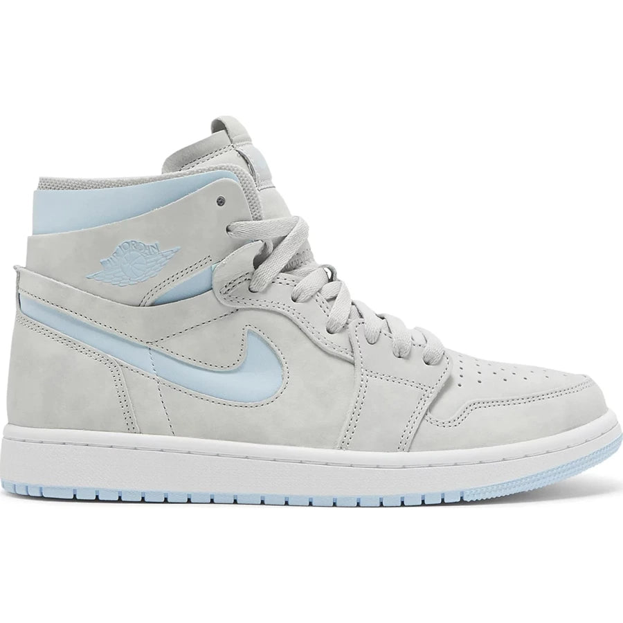 Air Jordan 1 High Zoom Comfort Cool Grey Light Blue Angelwear