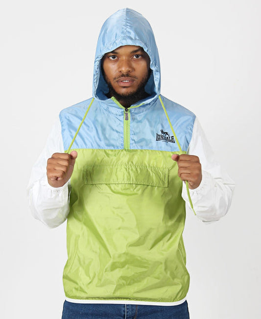 Lonsdale Smack 1/4 Zip Hoodie Jacket - Blue