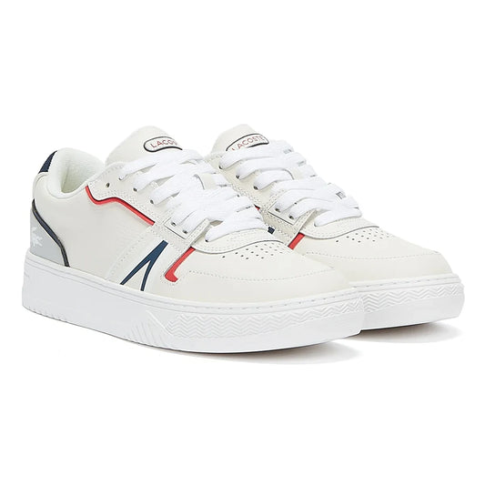 Lacoste L001 - White-Navy-Red