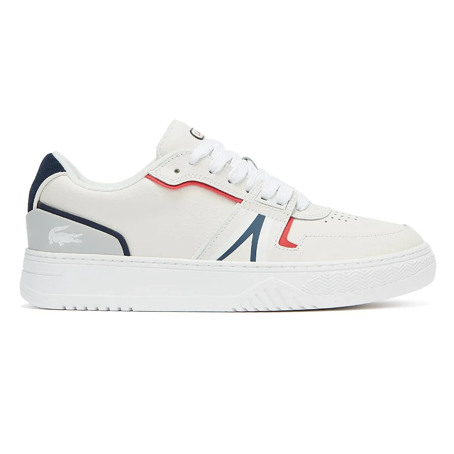 Lacoste L001 - White-Navy-Red