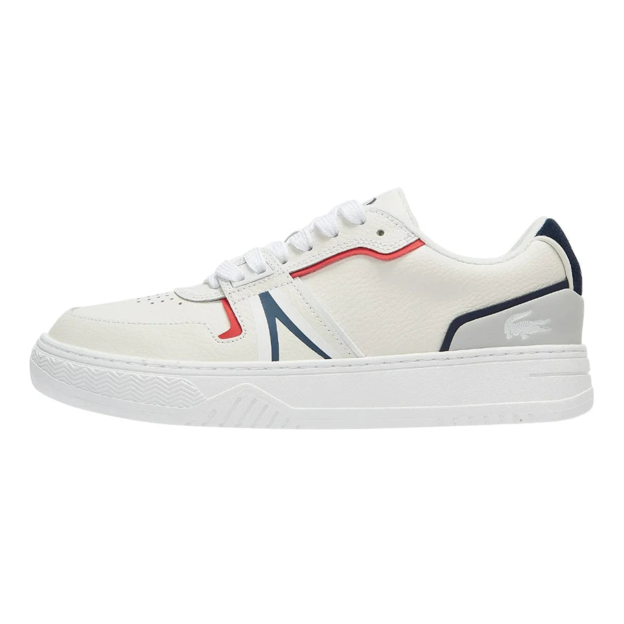 Lacoste L001 - White-Navy-Red