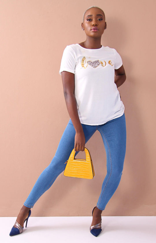 Ladies' Skinny Jeans - Blue