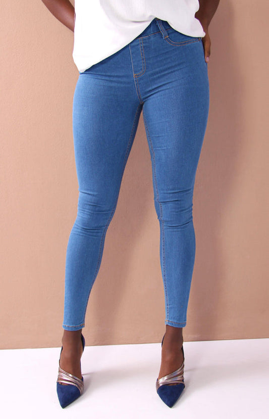 Ladies' Skinny Jeans - Blue