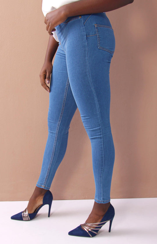 Ladies' Skinny Jeans - Blue