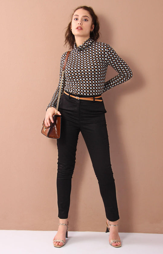 Ladies' Slim Leg Pants - Black