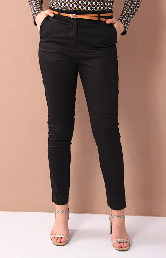 Ladies' Slim Leg Pants - Black