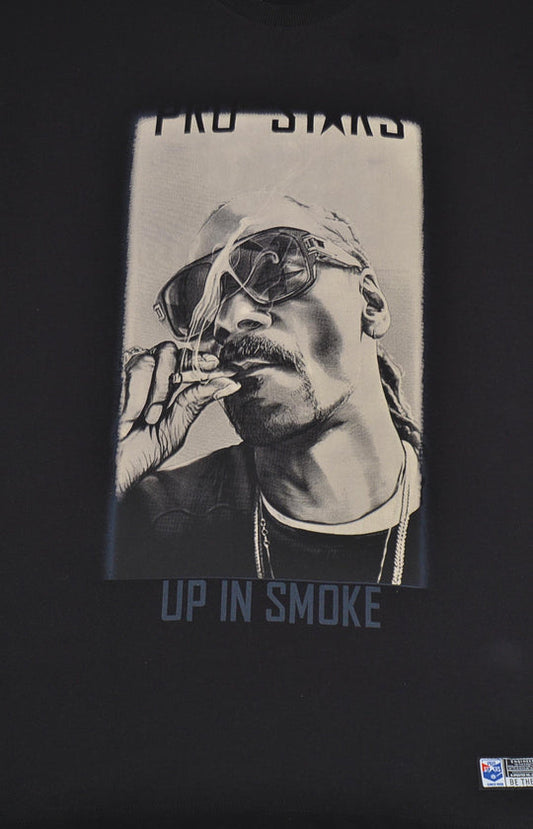 Men's Pro Stars Crew Neck T-Shirt - Black