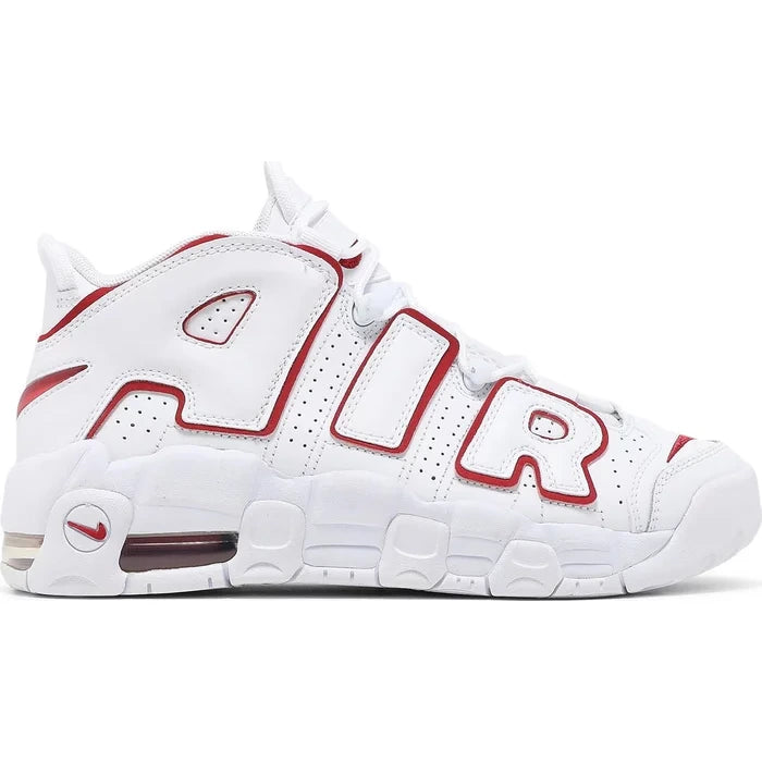 Air More Uptempo - White Varsity Red