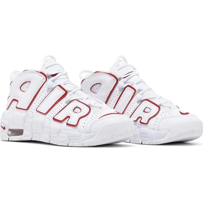 Air More Uptempo - White Varsity Red