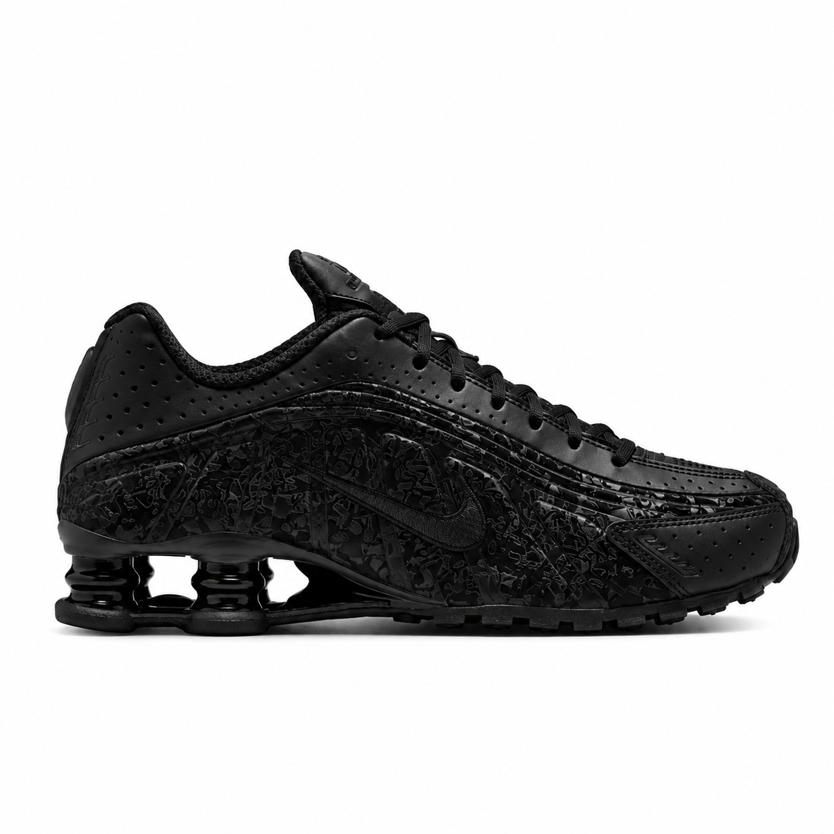Nike Shox R4 Black Floral