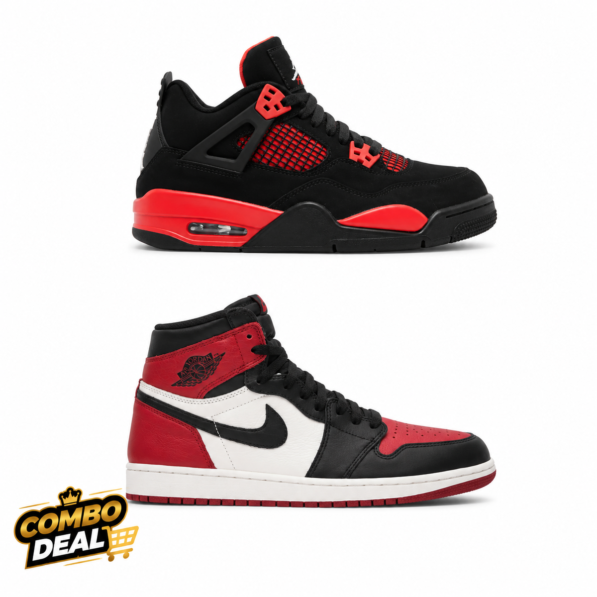 COMBO DEAL 1x ANY Air Jordan 4 & 1x ANY Air Jordan 1