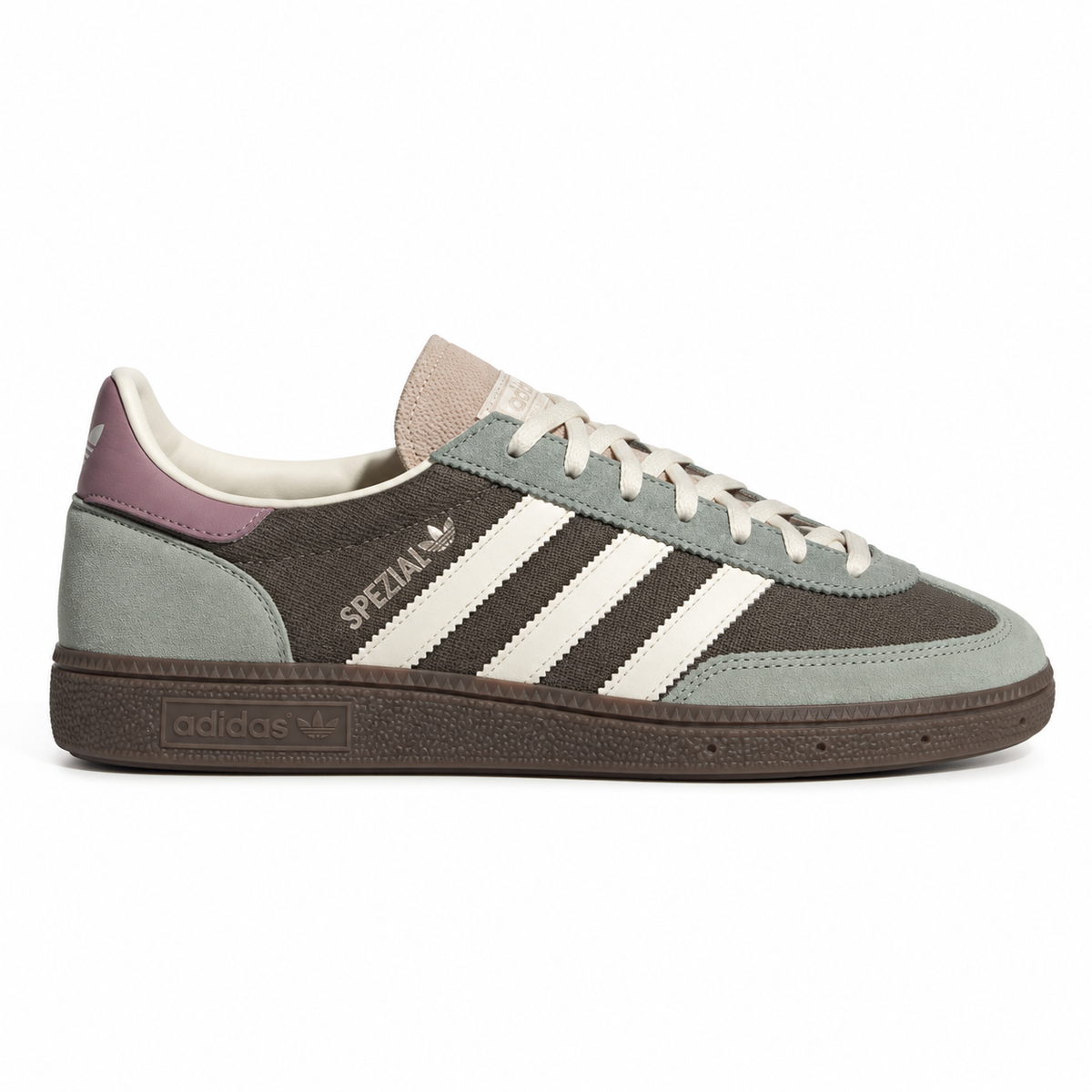 Adidas Handball Spezial – Olive Green / Cloud White / Grey Gum / Wonder Mauve