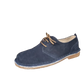 Ladies Vellies - Laceup Shoe- Navy