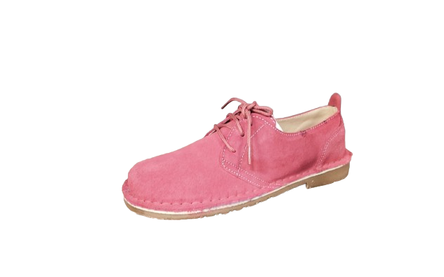 Ladies Vellies - Laceup Shoe- Pink