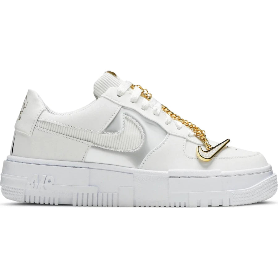 Air Force 1 Pixel - White Gold Chain