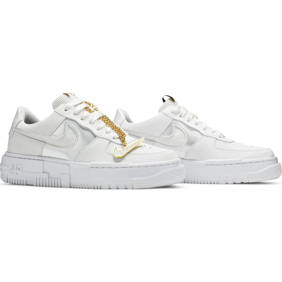 Air Force 1 Pixel - White Gold Chain