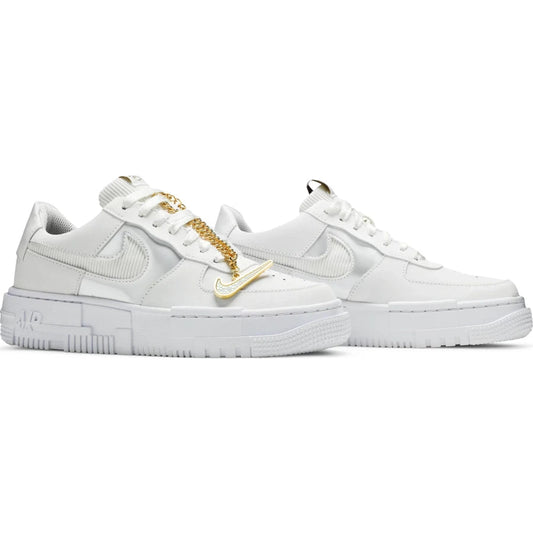 Air Force 1 Pixel - White Gold Chain