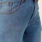 Men's Straight Leg Jeans - Light Blue