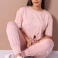 Ladies' Tie Up Crop Top - Mink